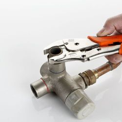 Tenaza Grip Bocas Curvas Con Corte ALYCO ORANGE, Referencia 170562 De 175 Milimetros y Referencia 170564 de 250 Milimetros