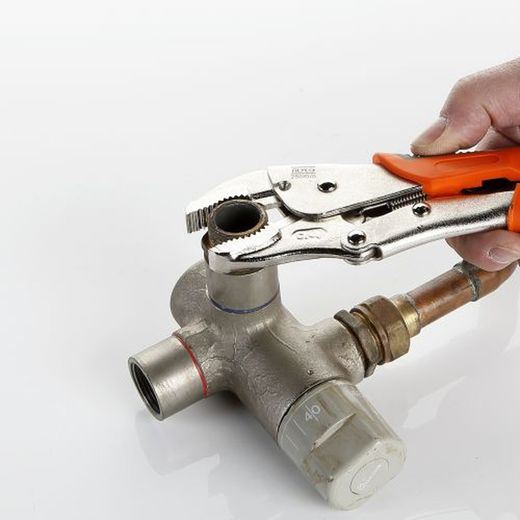 Tenaza Grip Bocas Curvas Con Corte ALYCO ORANGE, Referencia 170562 De 175 Milimetros y Referencia 170564 de 250 Milimetros