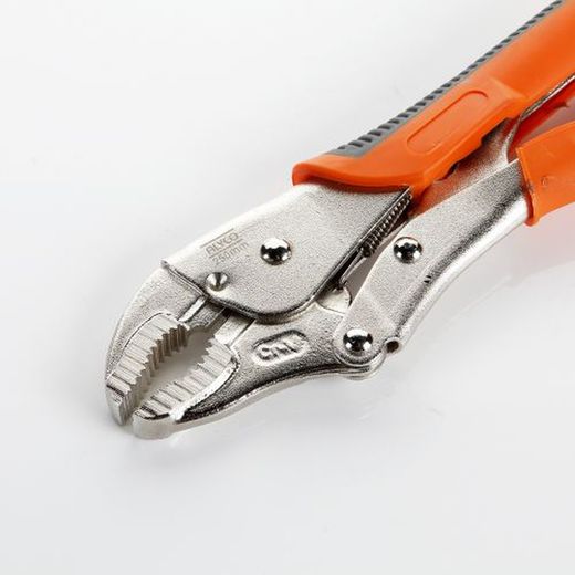 Tenaza Grip Bocas Curvas Con Corte ALYCO ORANGE, Referencia 170562 De 175 Milimetros y Referencia 170564 de 250 Milimetros