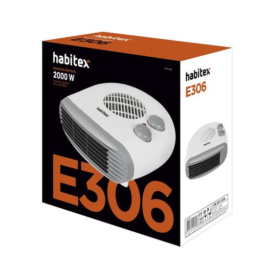 Termoventilador HABITEX E306 2000W Con termostato incluido. Ref. 9310R306