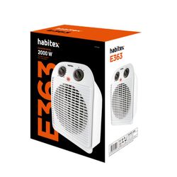 Termoventilador HABITEX E363 2000W Con 3 funciones. Ref. 9310R363
