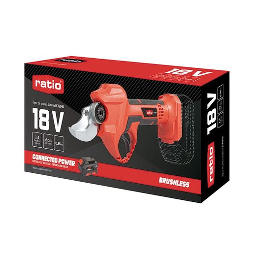Tijera a batería RATIO R-T20-B Connected Power. Ref. 7994X437