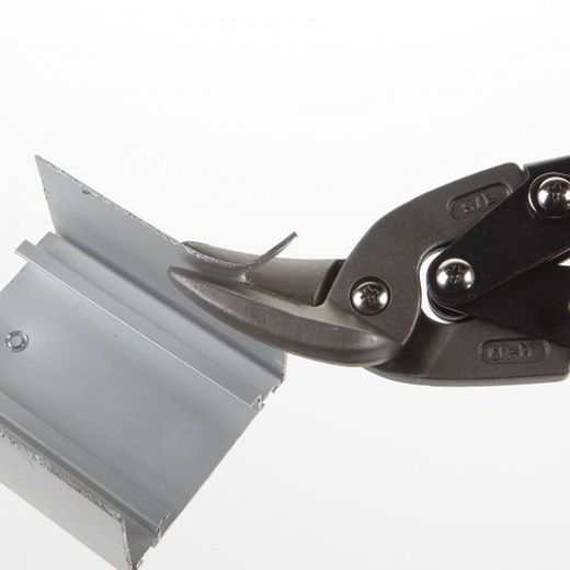 Tijera cortachapas articulada corte a izquierda para corte de chapa metálica, pladur, chapa de madera con multiplicador de esfuerzo Alyco, Referencia 108110