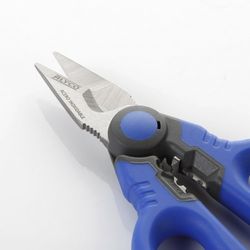 Tijera inoxidable para Electricista reforzada y multiusos con funda AYCO, Referencia 108225