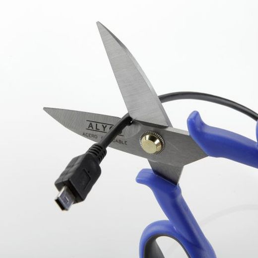 Tijera De Electricista Multiuso En Acero Inoxidable ALYCO de 145 Milimetros, Referencia 108015