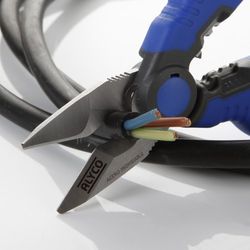 Tijera Inoxidable Para Electricista Reforzada Multiuso De 160 Milimetros ALYCO, Referencia 108220