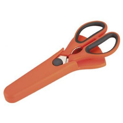 Tijera En Acero Inoxidable Multiusos ALYCO ORANGE De 210 Milimetros, Referencia 171310