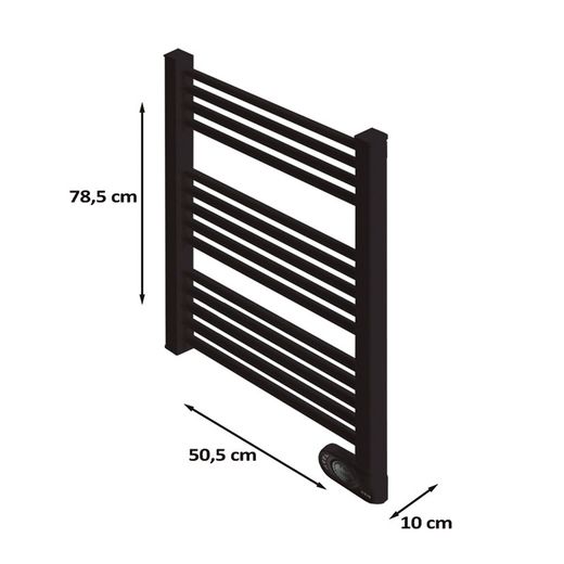 Toallero calefactor con fluido HJM Noor 500W y 750W. Referencia 9310R913-9310R914