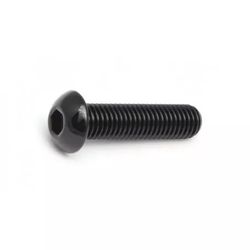 Tornillo allen cabeza redonda din 7380 10.9 pavonado.