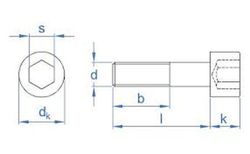 Tornillo Din 912 8.8 Cincado