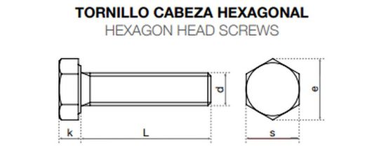 Tornillo Inoxidable Din 933