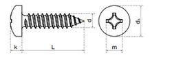 Tornillo Rosca Chapa Din 7981 Inox