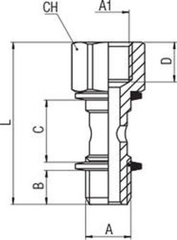 Tornillo Simple Macho-Hembra
