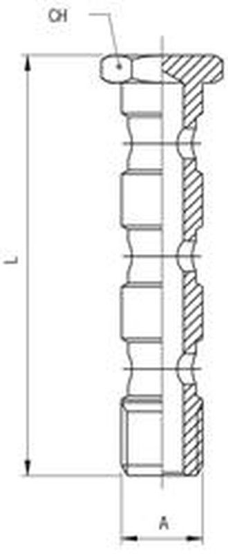 Tornillo Triple Para Racor Orientable, Referencia 55430