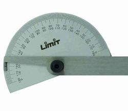 Transportador De Ángulos  Protractor 2549-Circular, Disco de 85 y Longitud de 150 Milimetros, Referencia 25490103