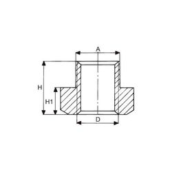 Tuerca En 'T', Canal Normalizado Din 508