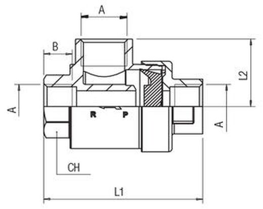 Valvula Escape Rapido, Referencia 6050