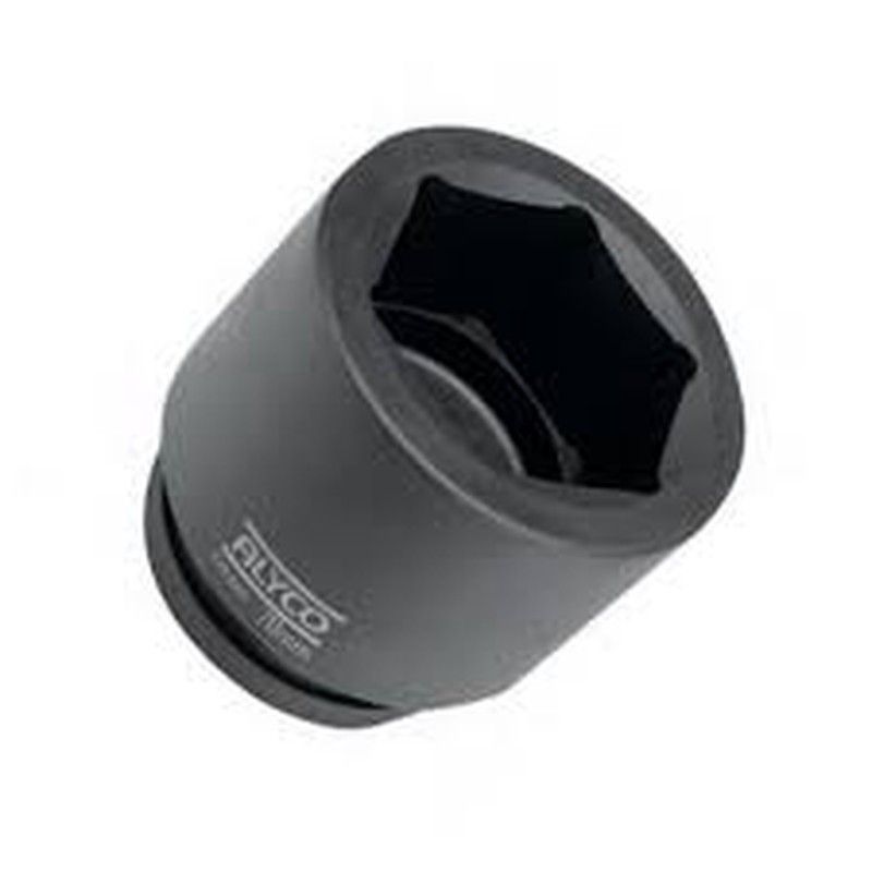 Llave de vaso de impacto con boca hexagonal y cuadradillo 1 - 1/2" Alyco