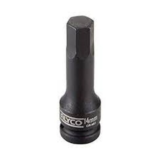 Llaves De Vaso De Impacto Con Punta Hexagonal De cuadradillo de 1/2" ALYCO.