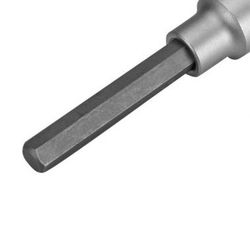 Llaves De Vaso Con Punta Hexagonal Serie Larga De Cuadradillo de 1/2", Largo De 100 Milimetros