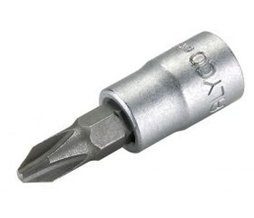 Llaves de Vaso  de1/4" Con Punta Plana, allen, Philips, Pozidrive, Torx, Torx inv. y Xnz
