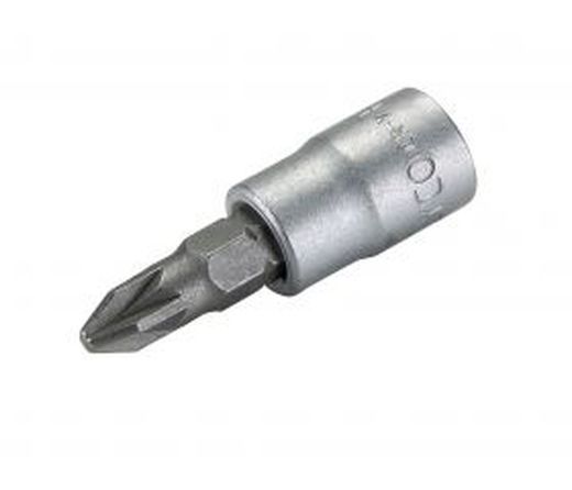 Llaves de Vaso  de1/4" Con Punta Plana, allen, Philips, Pozidrive, Torx, Torx inv. y Xnz