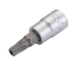 Llaves de Vaso  de1/4" Con Punta Plana, allen, Philips, Pozidrive, Torx, Torx inv. y Xnz