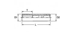 Llave De Vaso Hexagonal Serie Larga 1/4"