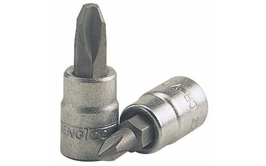 Llave De Vaso Con Punta Philips O Estrella Con Cuadradillo De 1/4, De Ph0 a Ph3
