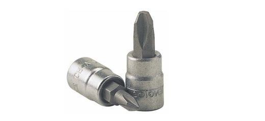 Llave De Vaso Con Punta Philips O Estrella Con Cuadradillo De 1/4, De Ph0 a Ph3