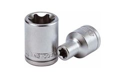 Llave De Vaso Torx Hembra De Cuadradillo De 1/4", De E-4 A E-8