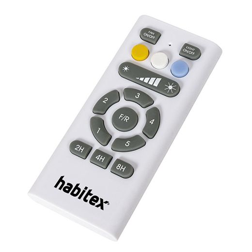 Ventilador techo HABITEX VTR-3800 con Led Motor DC 18W muy silencioso. Ref. 9016R61