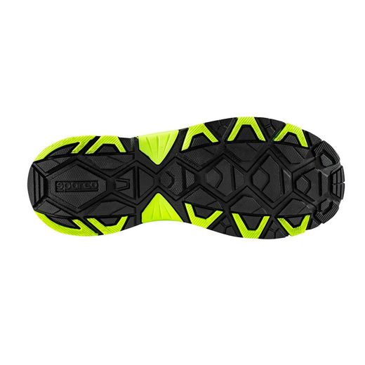 Zapato de seguridad SPARCO All Road Modelo Sochi S3 SRC Extremadamente ligero. Azul-Amarillo Ref. 07528